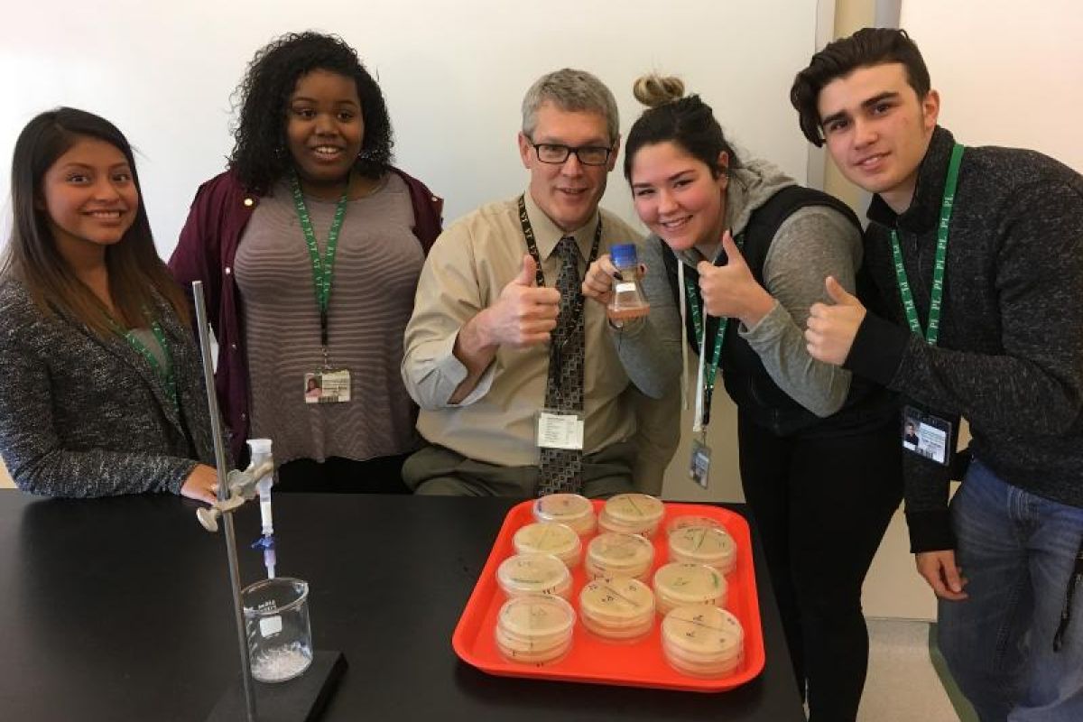 Scott Atkinson and students