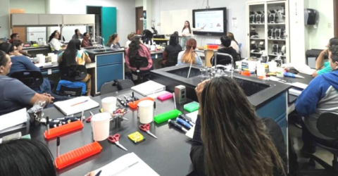 Teachers Participating in Biotech Training