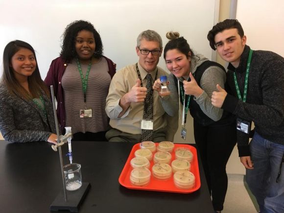 Scott Atkinson and students